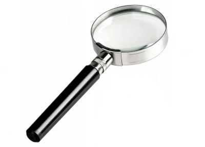 Verk 09034 Čitateľská lupa 75 mm, zväčšenie 3 x kov