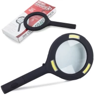 Verk 09114 Lupa s osvetlením 80 mm, 3x LED SMD