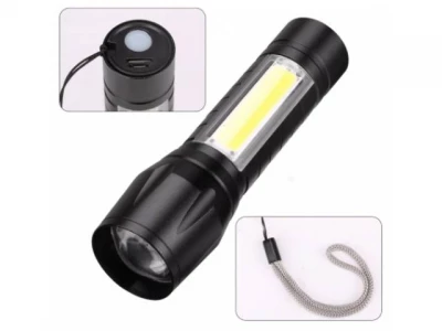 ART 0626 Svítilna dobíjecí LED XPE + COB 10 cm