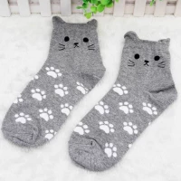 GFT Mačacie ponožky - sivé