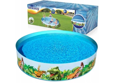 Bestway 55001 Dětský bazén Dinosaur 244 x 46 cm