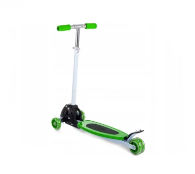 Verk 18040 Detská kolobežka štvorkolesové SCOOTER, skladacia, zelená