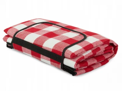 Verk Pikniková deka 150 x 200 cm károvaná ALU červená