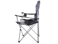 Verk 01403 Zahradní a kempingová židle polstrovaná šedá