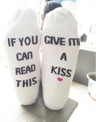 GFT Ponožky - pobozkaj ma biele