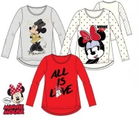 Javoli Detské tričko dlhý rukáv Disney Minnie veľ. 128 krémové