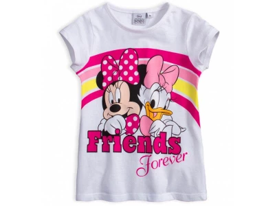 Javoli Dětské tričko krátký rukáv Disney Minnie Friends vel. 98 bílé