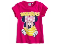 Javoli Dětské tričko krátký rukáv Disney Minnie Bananas vel. 104 růžové
