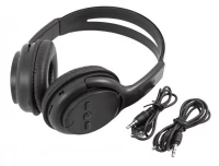 APT ZS33 Bezdrôtové slúchadlá s MP3 a rádiom čierna