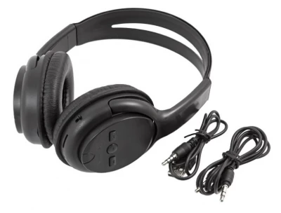 APT ZS33 Bezdrôtové slúchadlá s MP3 a rádiom čierna
