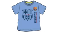 Javoli Detské tričko krátky rukáv FC Barcelona veľ. 110 svetlo modré