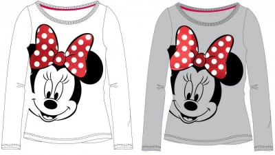 Javoli Detské tričko dlhý rukáv Disney Minnie veľ. 134 biele II