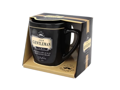 Nekupto Hrnek v krabičce -  Jsem GENTLEMAN, protože svět je plný obyčejných chlapů.