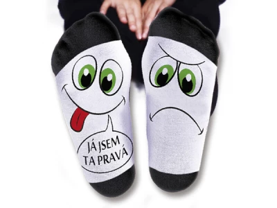 Nekupto Humorné ponožky dámské - Jsem ta pravá