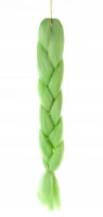 ISO Vlasy Kanelové syntetickej Copánky ombre zelené