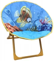GGV Dětské skládací křesílko akvárium