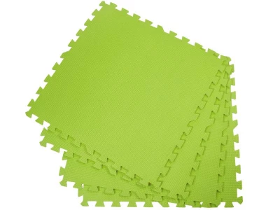 EVA Penový koberec 60 x 60cm - 4 ks zelená