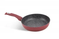 EDENBERG EB-1737 Pánev granitový mramorový povrch 20/24/28 cm červená 3 ks