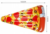 ISO 10253 Nafukovací matrace Pizza 165 x 110 x 17 cm
