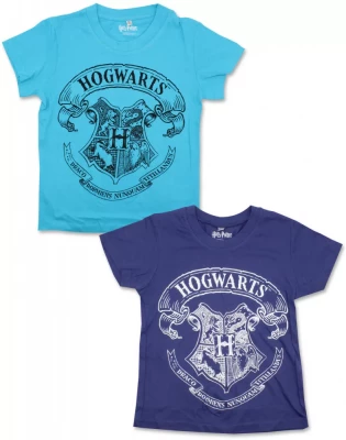 Javoli Tričko krátký rukáv Harry Potter Hogwarts vel. 110 tm. modré