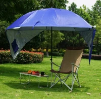 Malatec 10066 Plážový slnečník XXL 260 cm modrý