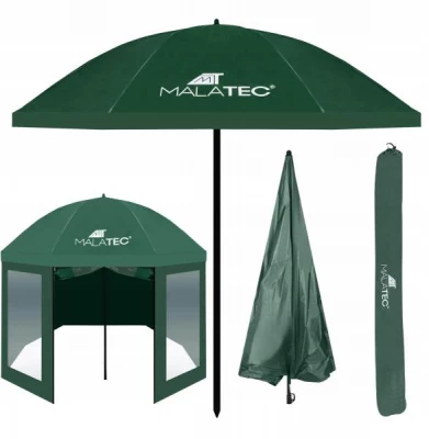 Malatec 10139 Rybářský deštník 240 cm zelený