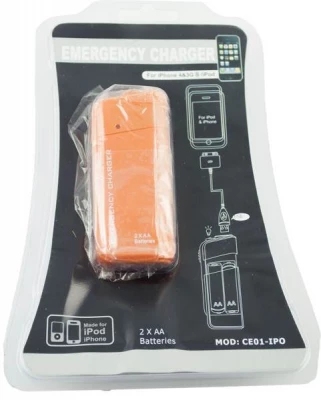 KIK USB nabíjačka na AA batérie pre mobilné telefóny, MP3 MP4 prehrávače