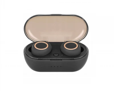 ISO LH-2 TWS Sluchátka Bluetooth 5.0 s dokovací stanicí černé