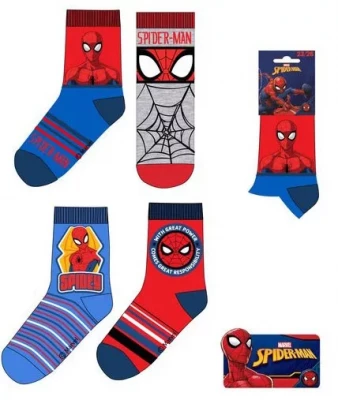 Javoli Dětské ponožky MARVEL Spiderman vel. 31-34 1 pár