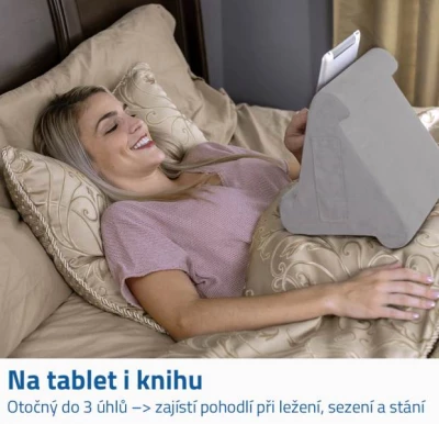 GFT Polštář na tablet - šedý