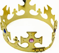 Kráľovská koruna zlatá