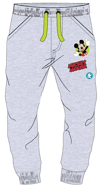 Javoli Dětské tepláky Disney Mickey vel. 122 šedé
