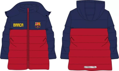 Javoli Zimná bunda FC Barcelona vel. 116 modrá