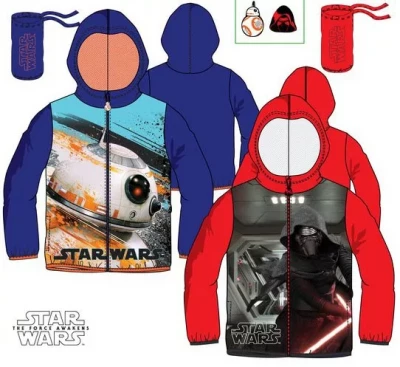 Javoli Chlapecká šusťáková bunda Star Wars vel. 104 modrá