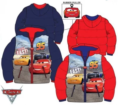 Javoli Zimná bunda Disney Cars veľ. 104 tmavo modrá