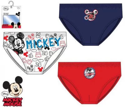Javoli Chlapčenské slipy Disney Mickey 4/5 rokov 3 ks
