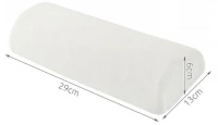 ISO Podložka pod ruce froté pro modeláž nehtů bílá 29x11x6cm