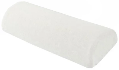 ISO Podložka pod ruce froté pro modeláž nehtů bílá 29x11x6cm