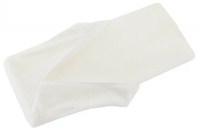 ISO Podložka pod ruce froté pro modeláž nehtů bílá 29x11x6cm