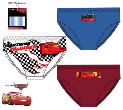 Javoli Chlapecké slipy Disney Cars 4/5 let 3 ks
