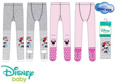 Javoli Kojenecké punčocháče Disney Minnie 6/12 měsíců šedé
