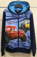 Javoli Chlapecká mikina s kapucí Disney Cars vel. 98 tmavě modrá