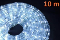 OEM D00542 LED světelný kabel 10 m, studená bílá, 240 diod