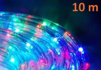 OEM D00825 LED svetelný kábel 10 m - farebná, 240 diód
