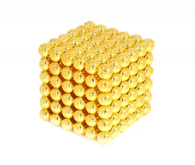 NeoCube 3 mm - 216 magnetů zlaté BOX
