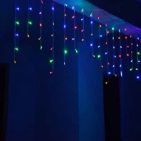GT Vánoční světelný závěs 200 LED RGB 6m
