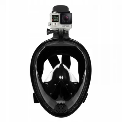 Trizand Celoobličejová šnorchlovací maska L/XL černá