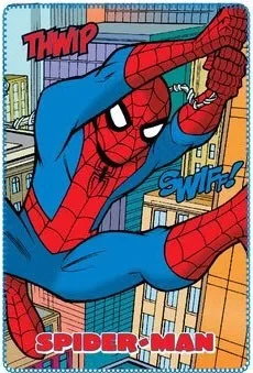 Javoli Deka fleecová Spiderman 100 x 150 cm