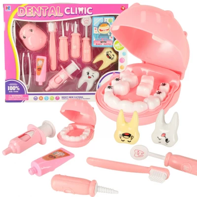 KIK Set zubní ordinace růžový