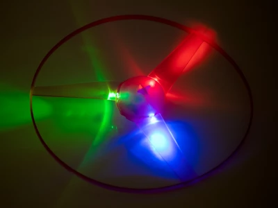 KIK UFO LED vrtule létající disk